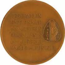 Francia 15th Anniversary of the End of the Algerian War - 1962-1977 - FNACA - Bronze