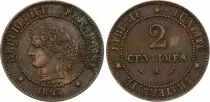 Francia 2 centimes Ceres - Third Republic - 1895A