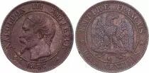 Francia 2 Centimes Napoleon III - Nude Head - 1856 K Bordeaux