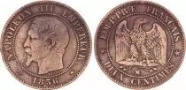 Francia 2 Centimes Napoleon III - Nude Head - 1856 MA Marseille