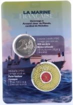 Francia 2 Euro Commemorative Coin. UNC 2026 - 400 years of the French Navy