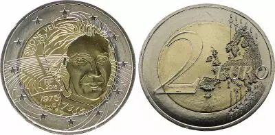 Francia 2 Euro Simone Veil - 2018