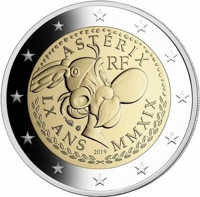 Francia 2 Euros Commemo. 2019 - 60 years of Asterix Coincard (model subject to availability)