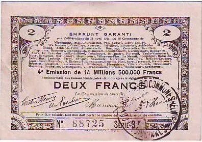 Francia 2 F 70 communes