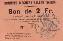 Francia 2 F Esmery-Hallon n&deg; 925