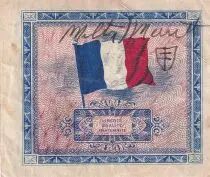 Francia 2 Francs - Allied Military Currency - 1944 - Serial X - P.114