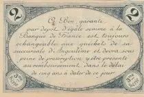 Francia 2 Francs - Angoul&ecirc;me - Regional Coupon  - 15-02-1915 - Third Serial