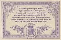Francia 2 Francs - Bergerac Chamber of Commerce - 05-10-1914 - Seriel R