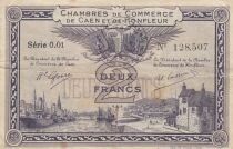 Francia 2 Francs - Caen and Honfleur Chamber of Commerce - ND (1914-1920)