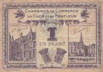 Francia 2 Francs - Caen and Honfleur Chamber of Commerce - ND (1914-1920)