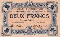 Francia 2 Francs - Chamber of Commerce - Abbeville
