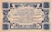 Francia 2 Francs - Chamber of Commerce - Abbeville