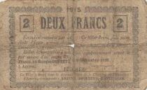 Francia 2 Francs - Chamber of Commerce - Amiens - 1915