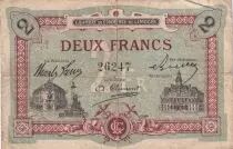 Francia 2 Francs - Chambre de commerce - Limoges -  1918