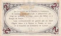 Francia 2 Francs - Chambre de commerce - Lorient - 1915