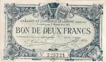 Francia 2 Francs - Chambre de commerce de Lorient - 1915 - P.75-16