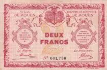 Francia 2 Francs - Chambre de commerce de Rouen - P.110-5