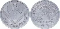 Francia 2 Francs - Etat Fran&ccedil;ais Francisque - 1943 B - Beaumont - Le Roger