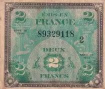 Francia 2 Francs - Flag - 1944 - Serial 2 - P.114