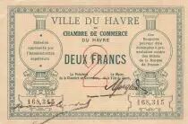 Francia 2 Francs - Le Havre Chamber of Commerce- 1914 - Number 168315