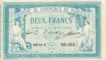 Francia 2 Francs - Marseille - Chamber of Commerce - 12-09-1914 - Serial K