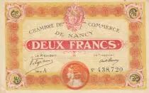 Francia 2 Francs - Nancy - Chamber of Commerce - 11-11-1918 - Serial A