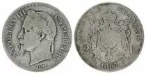 Francia 2 Francs - Napoleon III - Mixted years 1866-1870