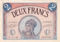 Francia 2 Francs - Paris Chamber of Commerce - 1920 - Serial S.A.16