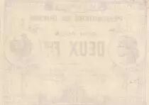 Francia 2 Francs - Prisionniers de guerre - 15&egrave;me r&eacute;gion