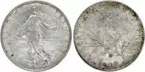 Francia 2 Francs - Semeuse - 1902 - Silver