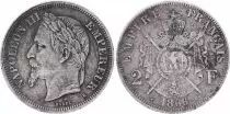 Francia 2 Francs, Napoleon III - 1866 K  - Scarce