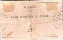 Francia 2 Francs Cambrai Caisse d&acute;Epargne