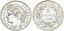 Francia 2 Francs Ceres - 1870 Large A Paris - Silver