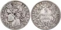 Francia 2 Francs Ceres - 1895 A Paris Silver