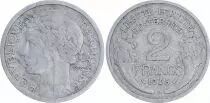 Francia 2 Francs Laureate head - 1945 B