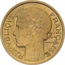 Francia 2 Francs Laureate head -1937