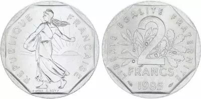 Francia 2 Francs Seed sower - 1985