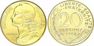 Francia 2 Francs Seed sower - 1991
