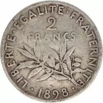 Francia 2 Francs Semeuse - 1898