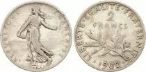 Francia 2 Francs Semeuse - 1900 - Argent