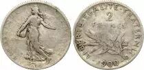 Francia 2 Francs Semeuse - 1900 - Silver