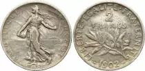 Francia 2 Francs Semeuse - 1902 - Silver