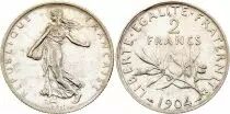 Francia 2 Francs Semeuse - 1908 - Silver