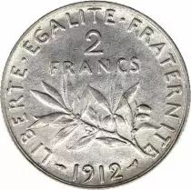 Francia 2 Francs Semeuse - 1912