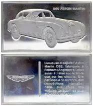 Francia 2 Oz Silver Bar - Medaillier Franklin - Aston Martin DB2 (1950) - Silver - 1982 - XF to AU