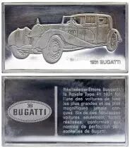 Francia 2 Oz Silver Bar - Medaillier Franklin - Bugatti Royal Type 41 (1931) - Silver - 1982 - XF to AU
