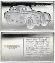 Francia 2 Oz Silver Bar - Medaillier Franklin - Car - Silver - 1982 - XF to AU