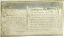 Francia 2 Oz Silver Bar - Medaillier Franklin - Duryea (1893) - Silver - 1982 - XF to AU