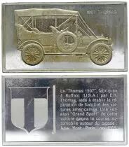 Francia 2 Oz Silver Bar - Medaillier Franklin - Thomas 1907 (1907) - Silver - 1982 - XF to AU