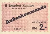 Francia 2 Reichsmark - Billet de camp - Cantine de Buchenwald